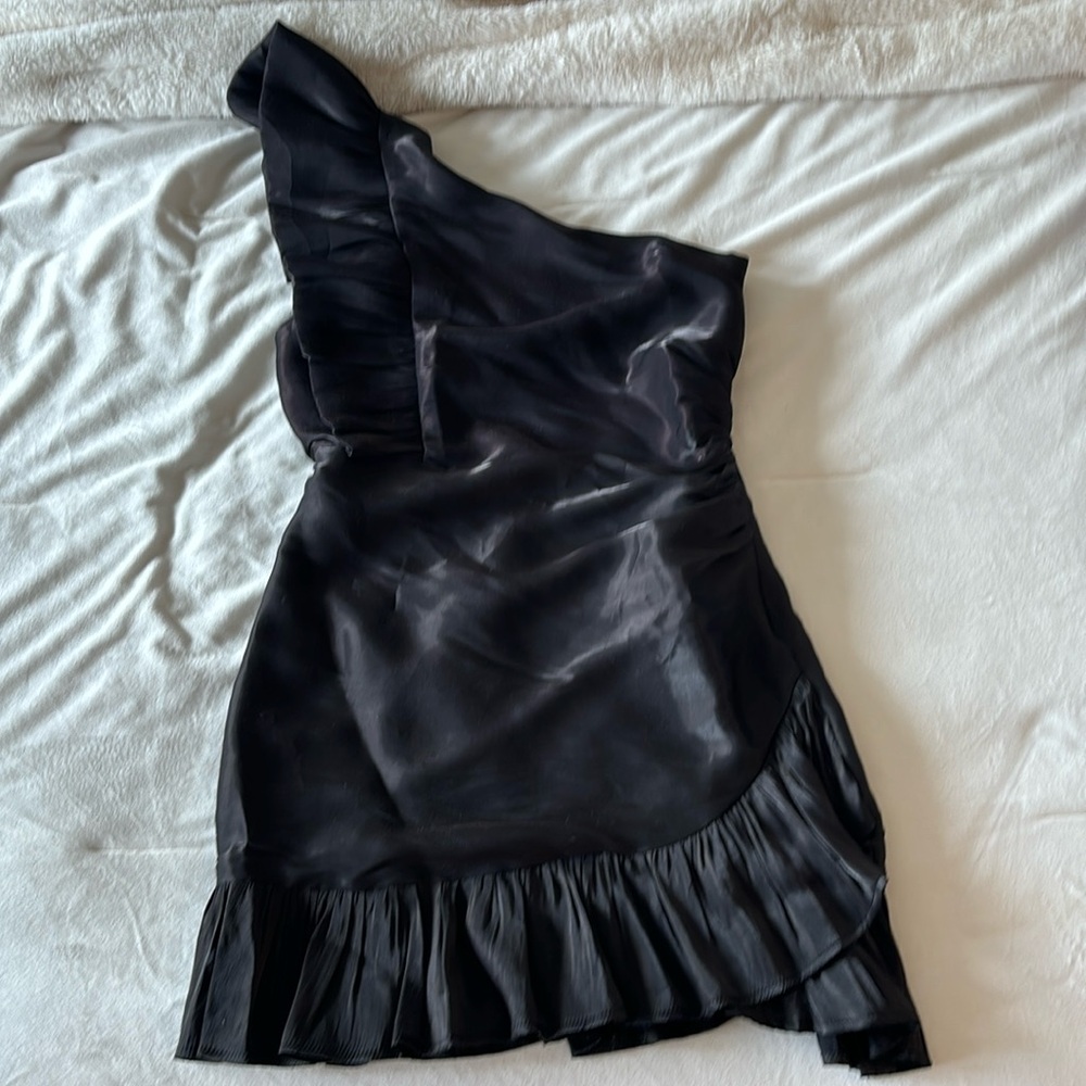 TCEC Small One Shoulder Dress Black